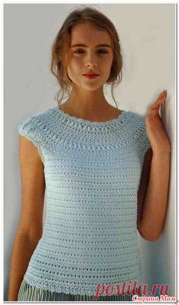 Ажурная кофточка. - Все в ажуре... (вязание крючком) - Страна Мам