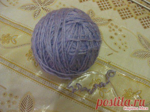 Выпрямление нити / Вязание как искусство!