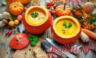Три восхитительных рецепта супа из тыквы, или Любовь с первой ложки