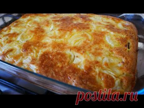 Ужин в духовке! БЕЗ ВОЗНИ и ЖАРКИ! Пирог с КАРТОФЕЛЕМ и КУРИЦЕЙ Быстрый ужин
