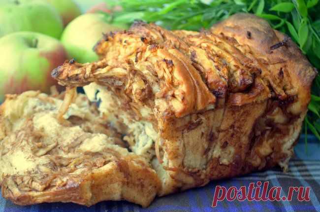 Яблочная "гармошка" с корицей и какао - Простые рецепты Овкусе.ру