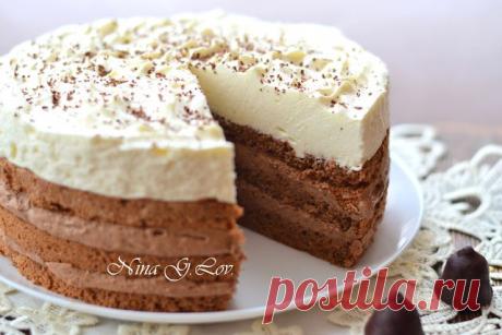 ШОКОЛАДНЫЙ ТОРТ *КОФЕ СО СЛИВКАМИ* - ДЛЯ ПОЧИТАТЕЛЕЙ КОФЕ.