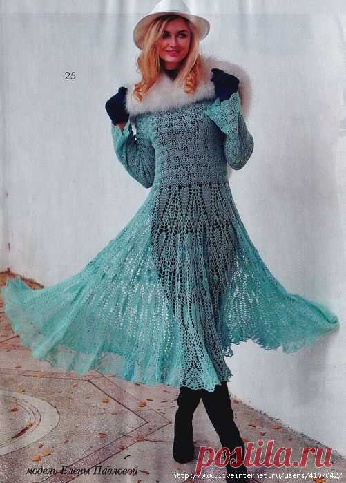 АЖУРНОЕ ПЛАТЬЕ С 