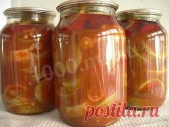 Салат зимние заготовки Кабачки в томатном соусе рецепт с фото - 1000.menu