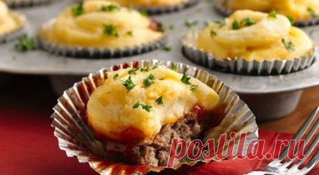 МЯСНЫЕ КЕКСЫ С НАЧИНКОЙ