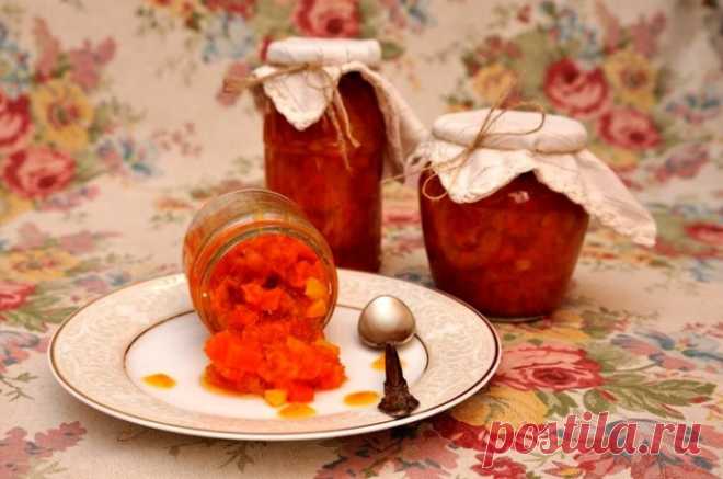 Варенье из тыквы с курагой