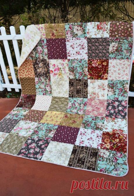 Клетка в пэчворке: стильно и лаконично – Ярмарка Мастеров