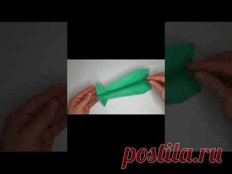 Как сделать бумажный самолетик. Простая схема сборки