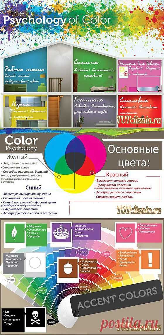 Психология цвета в интерьере » Дизайн & Декор своими руками