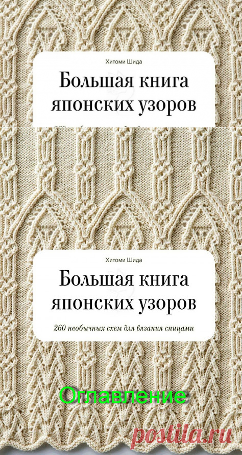 Большая книга японских узоров. Оглавление