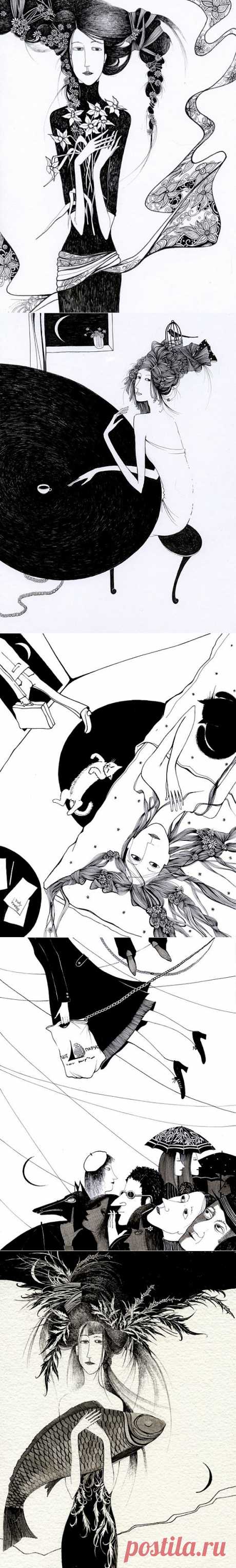 Марта Кетро...~ Письма Луне ~.... 

Всё жду, когда отстоится, осядет, и я смогу высоким серебряным голосом, легко, без усилия, без печали, начать. Чтобы ничего не утяжеляло, не прорывалось, как это бывает, когда нельзя говорить о любви, и приходится долго тренировать небрежность, чтобы однажды между прочим уронить «ах, ужасно вас люблю», и никаких многозначительных пауз после, никаких акцентов, вздрагиваний и хрипов, а какое-нибудь обесценивающее пояснение –