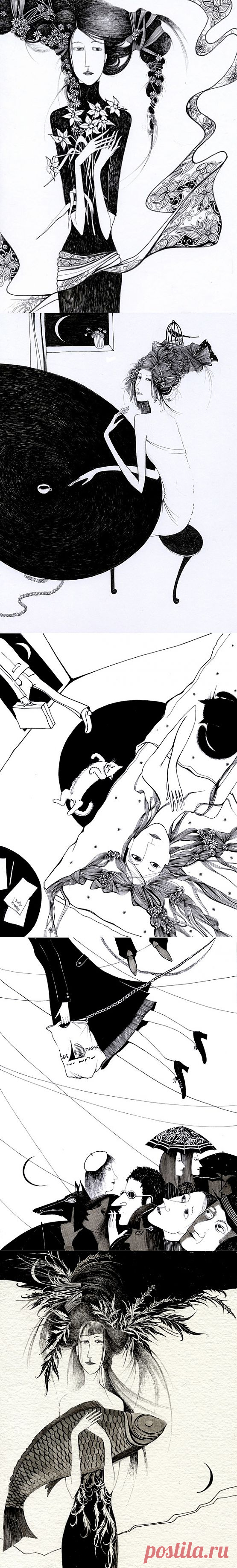 Марта Кетро...~ Письма Луне ~.... 

Всё жду, когда отстоится, осядет, и я смогу высоким серебряным голосом, легко, без усилия, без печали, начать. Чтобы ничего не утяжеляло, не прорывалось, как это бывает, когда нельзя говорить о любви, и приходится долго тренировать небрежность, чтобы однажды между прочим уронить «ах, ужасно вас люблю», и никаких многозначительных пауз после, никаких акцентов, вздрагиваний и хрипов, а какое-нибудь обесценивающее пояснение –