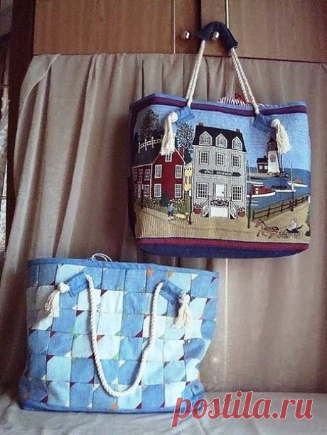 Джинсовые переделки. Made of jeans ~ HandMadiya.com