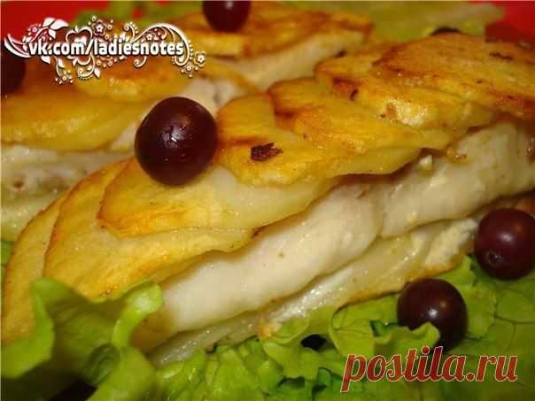 рыба в шубе из картофеля   :)