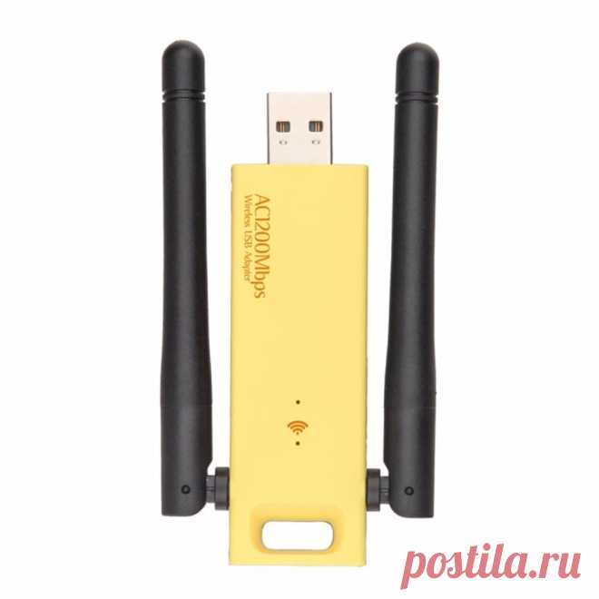 US $12.31 23% СКИДКА|Беспроводной USB адаптер 1200 Мбит/с двухдиапазонный 5 ГГц 2,4 ГГц адаптер 802.11ac RTL8812AU чипсет воздушный ключ мини Сетевая карта с интерфейсом USB купить на AliExpress Покупай умнее, живи веселее! Aliexpress.com
