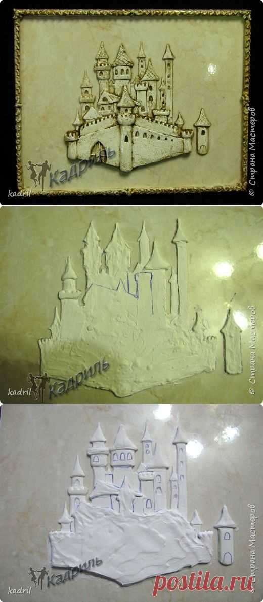 Барельеф из шпатлёвки