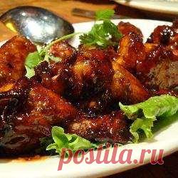 Курица в воке с колой