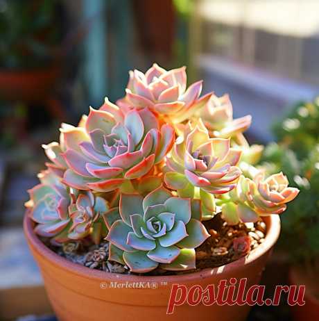 Как подружиться с эхевериями ?!
Эхеверия (ECHEVERIA)

Эхеверия, также известная как "Куры и цыплята", представляет собой розеткообразное суккулентное растение, происходящее из теплого полузасушливого климата. Его порой путают с молодильныком, который может расти даже в более холодных условиях, включая Альпы.