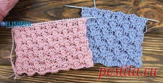 Турецкий узор спицами.
 группа 