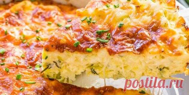 Капустная запеканка под сырной корочкой — Мой садочек