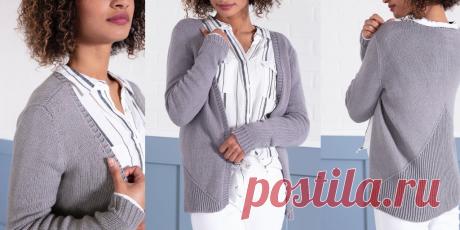 Кардиган вязаный спицами Wendover - Вяжи.ру