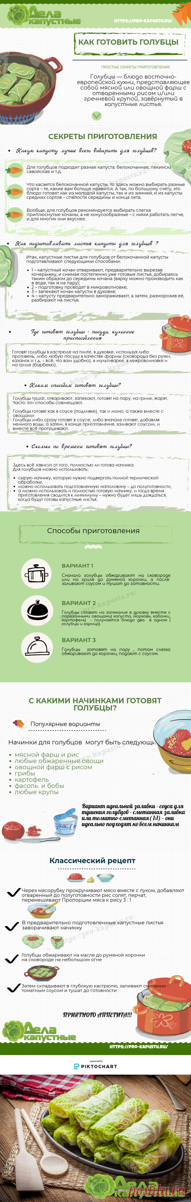 Рецепты голубцов на любой вкус - готовим своими руками