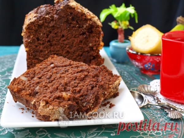 Просто волшебный шоколадно-банановый кекс с хрустящей сахарной корочкой. Годится и на каждый день, и на праздники.