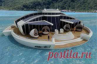 Hi-Tech Искусственный островок Solar Floating Island спасет от всемирного потопа - свежие новости Украины и мира