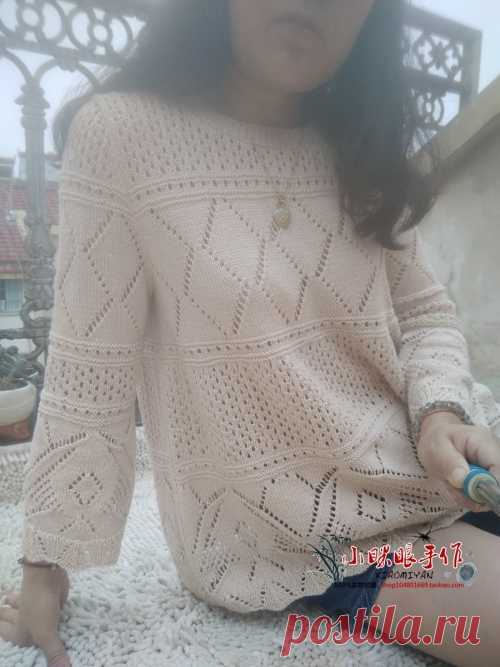 杏花燕语 小眯眼手工_棒针编织作品秀_编织人生论坛