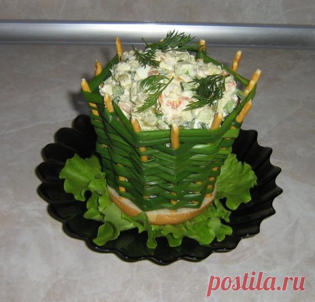 Украшаем салаты красиво!!!Легко и просто - Простые рецепты Овкусе.ру
