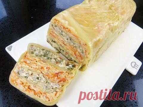 Просто выкладываем все слоями! Потрясающий обед из капусты и фарша / Рецепты Другой Кухни