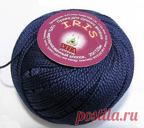 Пряжа Iris Vita - цена 24-28руб., фото | Купить пряжу в интернет-магазине «Первый Рукодельный»Основные характеристики
Производитель 	YarnArt
Состав 	55% хлопок, 45% полиакрил
Вес 	50 гр.
Сезонность 	весна-лето
Длина мотка 	160 м.
Страна 	Турция
Тонкая, мягкая, слегка бархатистая нитка. Очень приятная на ощупь. Хорошо подходит для машинного вязания. Отпаривать аккуратно и только через влажную ткань. Подходит для вязки летних вещей. После стирки изделия из этой пряжи не теряют внешний вид.