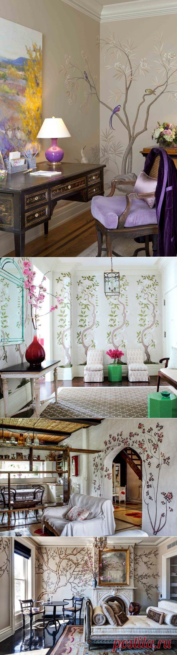 Роспись стен — великолепный способ преобразить интерьер