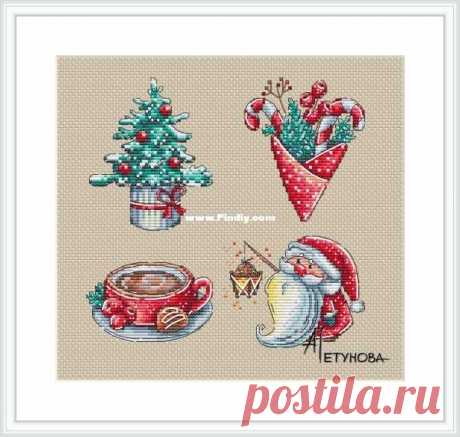 New Year\'s Variety by Anna Petunova-Cross stitch Communication / Download (Cant post new thread only reply)-Cross stitch Patterns Scanned-PinDIY