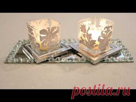 اصنعي بنفسك ديكور جد راقي، بمكونات جد رخيصة و متوفرة DIY Multipurpose Holder - YouTube