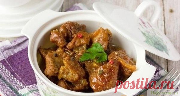 Свинина в медовом соусе - Рецепты пользователя Кареглазая - Daily-menu.ru