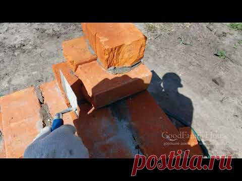 Лофт-кладка в 1 кирпич (особенности перевязки кирпича)