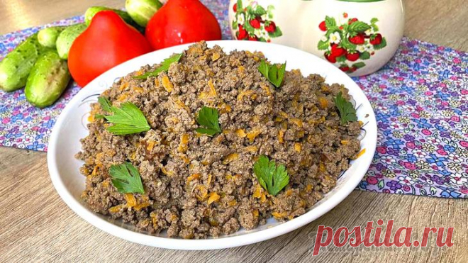 Печеночный фарш без мясорубки