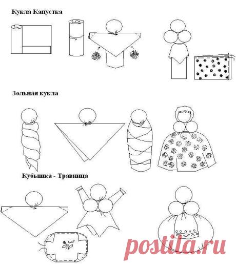 Берегини-народные куклы