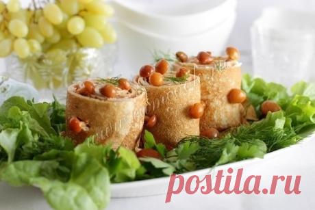 Закуска «Блиные пенечки»