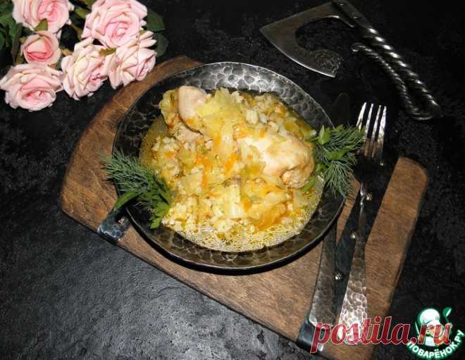 Курица с капустой и рисом – кулинарный рецепт