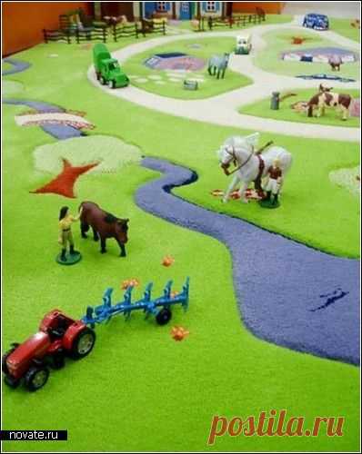 Ковер для детской комнаты – подарите ребенку его собственную страну