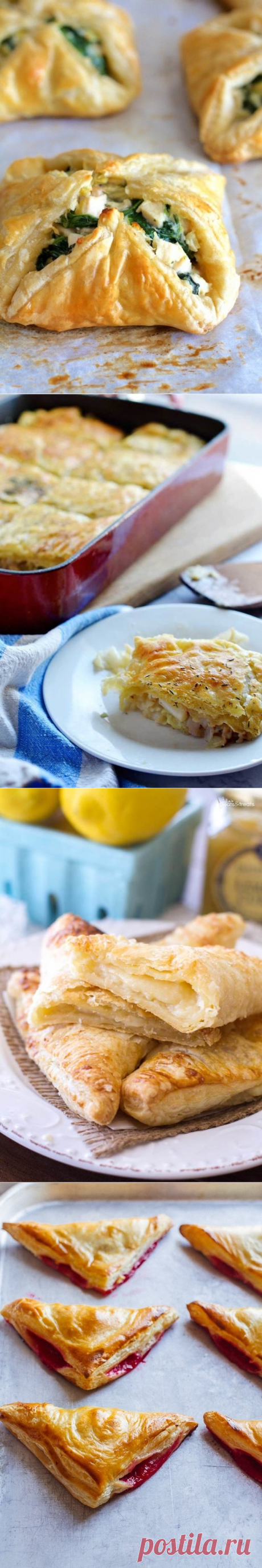 Что приготовить из слоеного теста: 14 быстрых и вкусных рецептов | Golbis