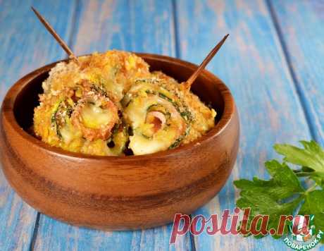 Хрустящие кабачковые рулетики – кулинарный рецепт