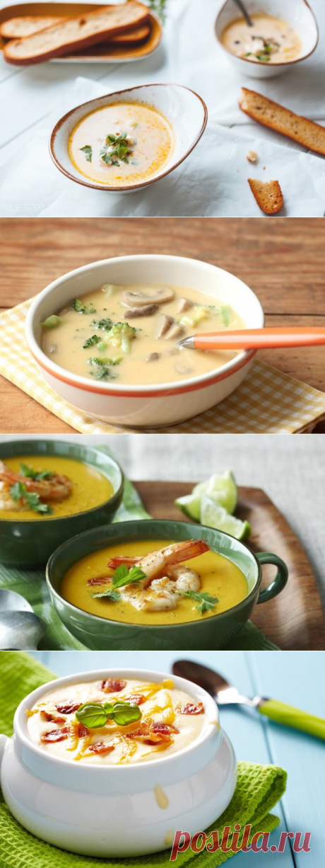6 простых и безумно вкусных сырных супов