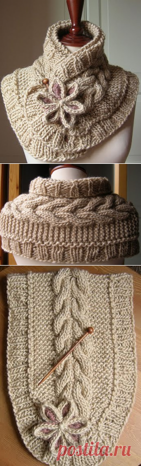 Шарф, очень красивый с описанием..