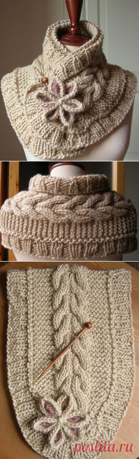 Шарф, очень красивый с описанием..