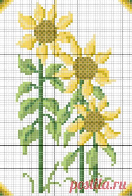 подсолнухи вышивка крестом: 19 тыс изображений найдено в Яндекс.Картинках