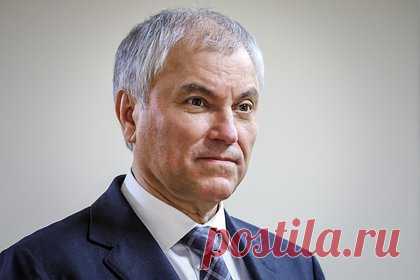 Володин дал поручение на случай возможного изъятия замороженных активов России в Европе