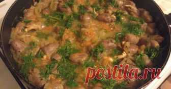 Куриные сердечки в томате — Вкусно!